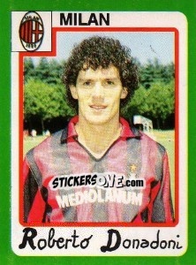 Sticker Roberto Donadoni - Calcio 1990 n. 211 - Euroflash
