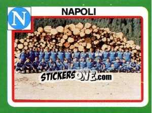 Figurina Squadra Napoli - Calcio 1990 - Euroflash