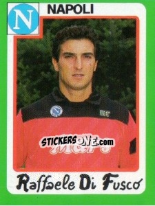 Cromo Raffaele Di Fusco - Calcio 1990 - Euroflash
