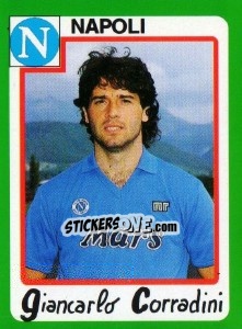 Sticker Giancarlo Corradini - Calcio 1990 - Euroflash