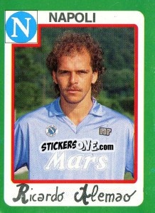 Sticker Ricardo Alemao - Calcio 1990 - Euroflash