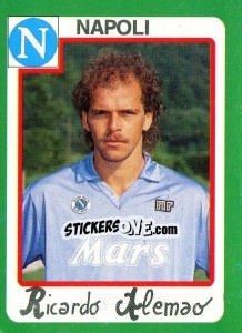 Cromo Ricardo Alemao - Calcio 1990 - Euroflash