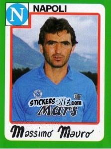 Cromo Massimo Mauro - Calcio 1990 - Euroflash