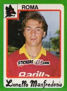 Sticker Lionello Manfredonia - Calcio 1990 - Euroflash