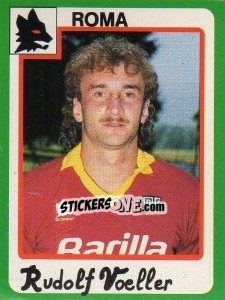 Sticker Rudolf Voeller - Calcio 1990 - Euroflash