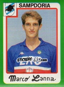 Sticker Marco Lanna - Calcio 1990 - Euroflash