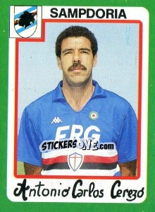 Figurina Antonio Carlos Cerezo - Calcio 1990 - Euroflash