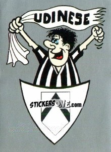 Sticker Scudetto Udinese - Calcio 1990 n. SC19 - Euroflash