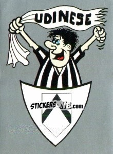 Cromo Scudetto Udinese - Calcio 1990 - Euroflash