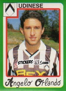 Figurina Angelo Orlando - Calcio 1990 - Euroflash