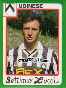 Sticker Settimio Lucci - Calcio 1990 - Euroflash