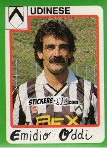 Sticker Emidio Oddi - Calcio 1990 n. 277 - Euroflash