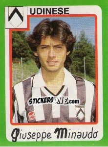 Sticker Giuseppe Minaudo - Calcio 1990 n. 279 - Euroflash