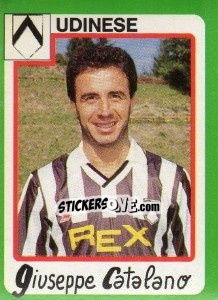 Figurina Giuseppe Catalano - Calcio 1990 - Euroflash