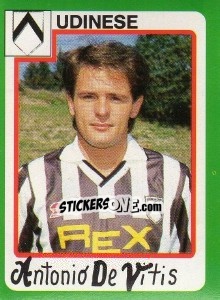Sticker Antonio De Vitis - Calcio 1990 n. 284 - Euroflash