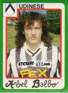 Sticker Abel Balbo - Calcio 1990 - Euroflash