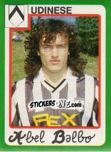 Sticker Abel Balbo - Calcio 1990 n. 285 - Euroflash
