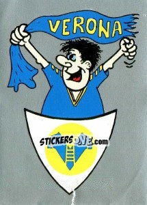 Figurina Scudetto Verona - Calcio 1990 - Euroflash