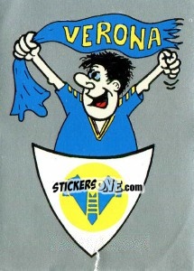 Sticker Scudetto Verona - Calcio 1990 n. SC20 - Euroflash