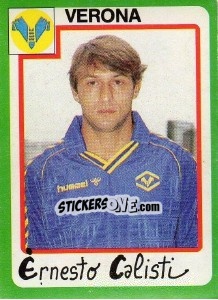 Sticker Ernesto Calisti - Calcio 1990 n. 291 - Euroflash