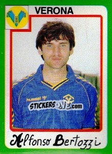 Sticker Alfonso Bertozzi - Calcio 1990 - Euroflash