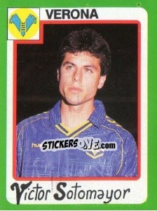 Sticker Victor Sotomayor - Calcio 1990 - Euroflash