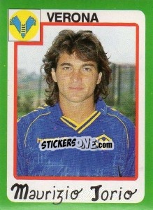 Sticker Maurizio Iorio - Calcio 1990 n. 300 - Euroflash