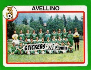Sticker Squadra Avellino - Calcio 1990 n. SQU2 - Euroflash