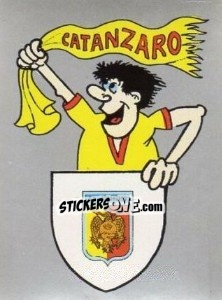 Figurina Scudetto Catanzaro - Calcio 1990 - Euroflash