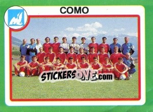 Sticker Squadra Como - Calcio 1990 n. SQU7 - Euroflash