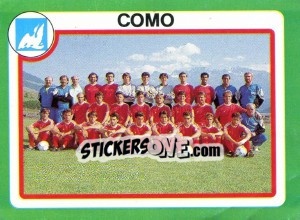 Cromo Squadra Como - Calcio 1990 - Euroflash