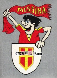 Sticker Scudetto Messina - Calcio 1990 n. SC31 - Euroflash