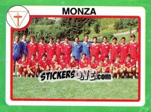Figurina Squadra Monza - Calcio 1990 - Euroflash