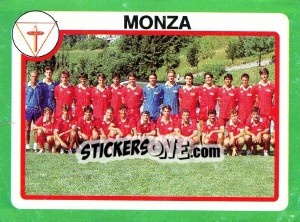 Sticker Squadra Monza - Calcio 1990 n. SQU12 - Euroflash