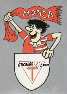 Sticker Scudetto Monza - Calcio 1990 - Euroflash