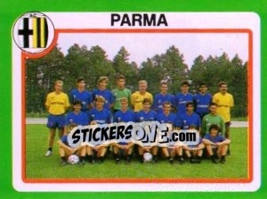 Figurina Squadra Parma - Calcio 1990 - Euroflash