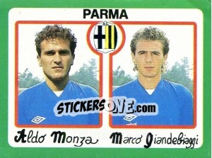 Sticker Aldo Monza / Marco Giandebiaggi