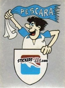 Sticker Scudetto Pescara - Calcio 1990 - Euroflash
