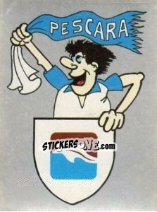 Sticker Scudetto Pescara - Calcio 1990 n. SC35 - Euroflash