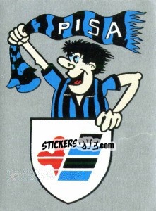 Sticker Scudetto Pisa - Calcio 1990 n. SC36 - Euroflash