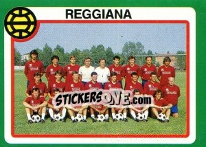 Sticker Squadra Reggiana - Calcio 1990 n. SQU17 - Euroflash