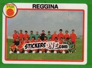 Cromo Squadra Reggina - Calcio 1990 n. SQU18 - Euroflash
