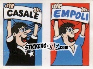 Sticker Scudetto Casale - Calcio 1990 - Euroflash