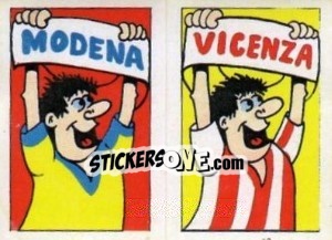 Figurina Scudetto Modena - Calcio 1990 - Euroflash