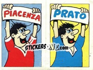 Sticker Scudetto Prato - Calcio 1990 n. SC54 - Euroflash