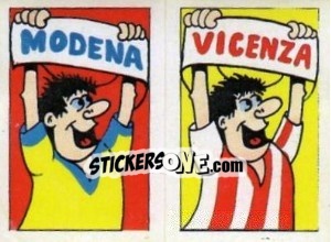 Sticker Scudetto Vicenza - Calcio 1990 - Euroflash