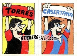 Sticker Scudetto Casertana - Calcio 1990 - Euroflash