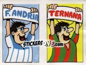 Sticker Scudetto F. Andria - Calcio 1990 n. SC64 - Euroflash