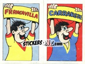 Sticker Scudetto Francavilla - Calcio 1990 n. SC65 - Euroflash