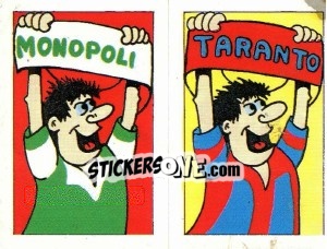 Sticker Scudetto Monopoli - Calcio 1990 - Euroflash